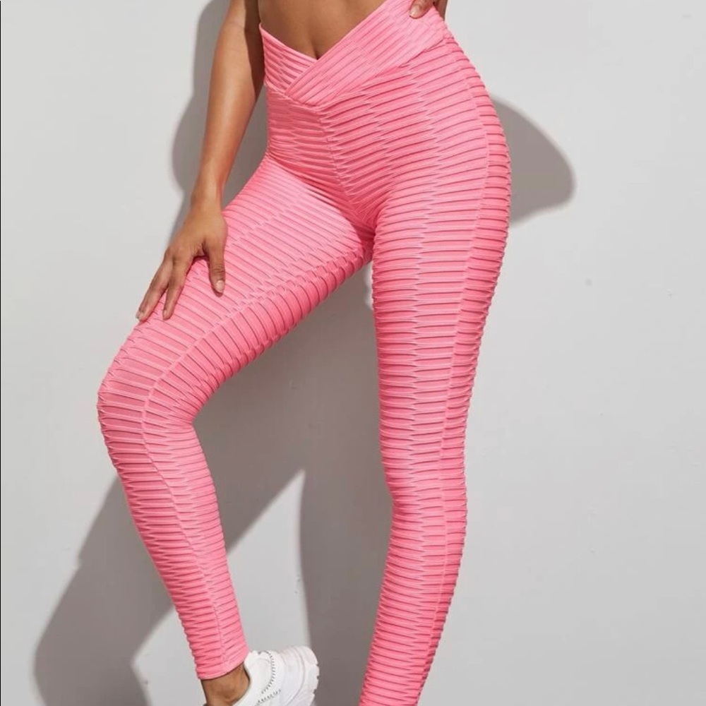 Texture Pattern V Waist Legging